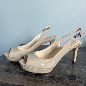 Nine West nude heels